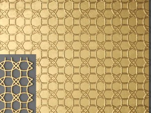 panel lattice grille 3D Model