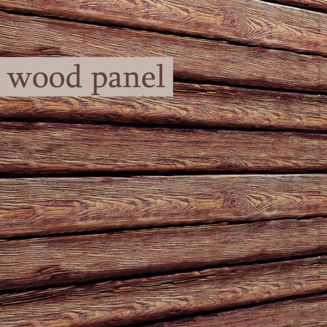 wood panel 3d Modèle 3D .c4d .max .obj .3ds .fbx .stl .blend 