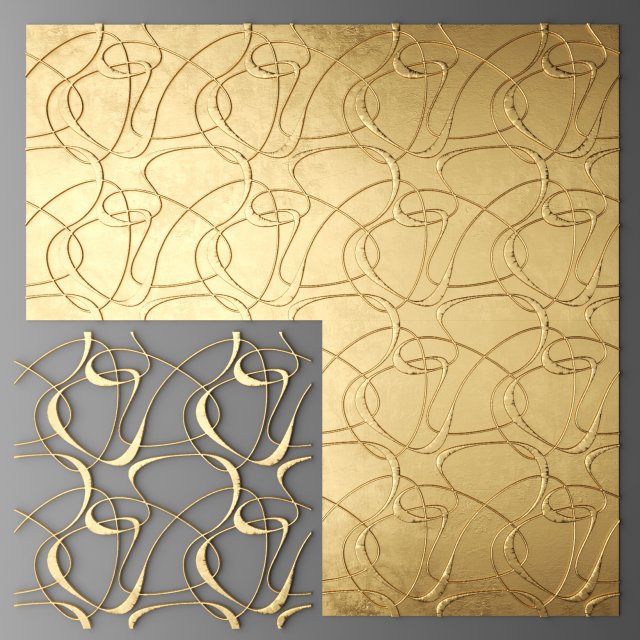 panel lattice grille 3Dモデル .c4d .max .obj .3ds .fbx .stl .blend 