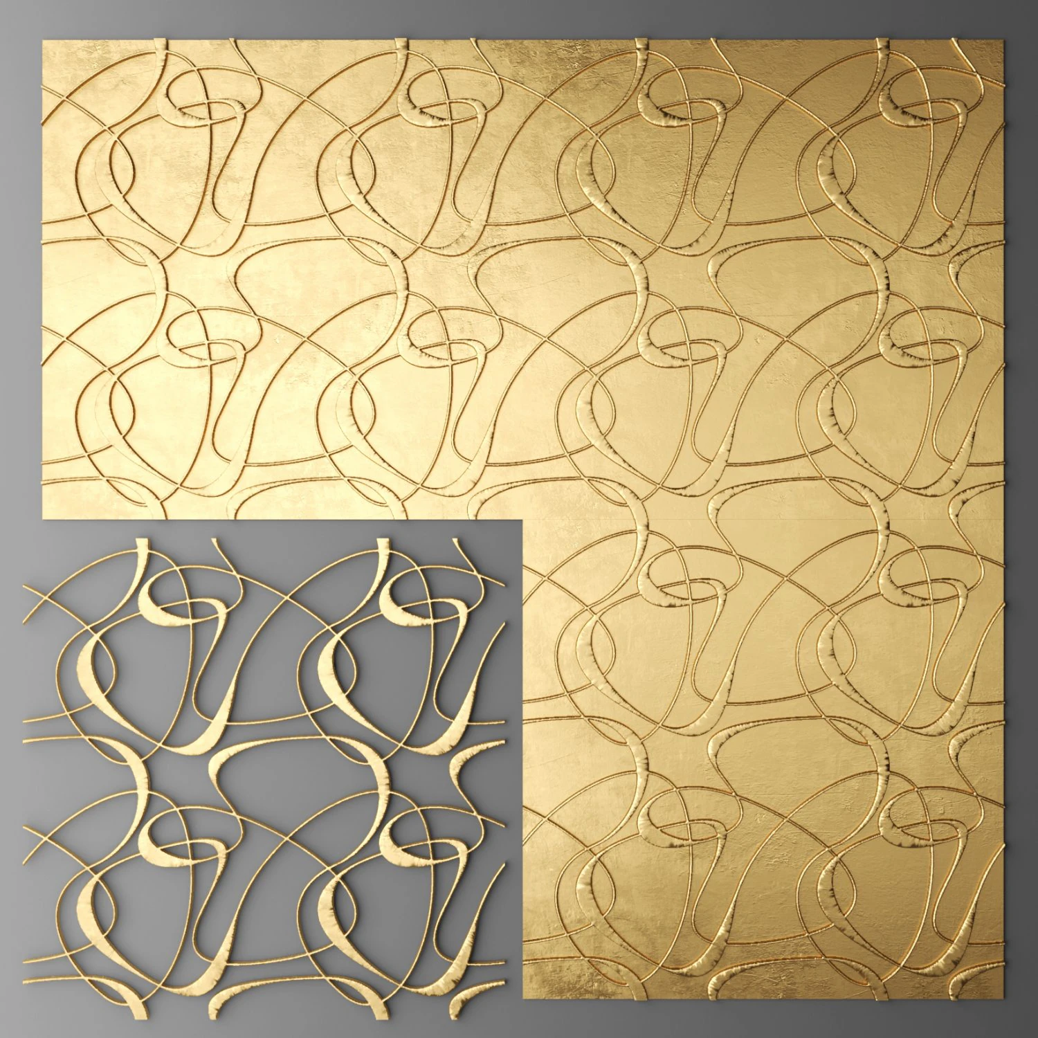 panel lattice grille 3D Model .c4d .max .obj .3ds .fbx .stl .blend 