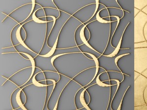 panel lattice grille 3Dモデル