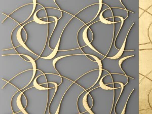 panel lattice grille 3D Model