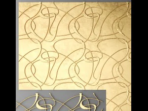 panel lattice grille 3D Model