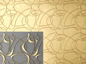 panel lattice grille 3D Model
