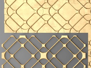 panel lattice grille 3D Model