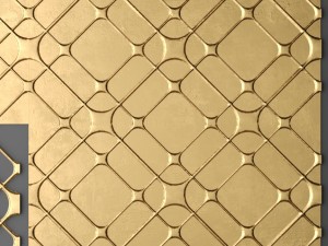 panel lattice grille 3D Model