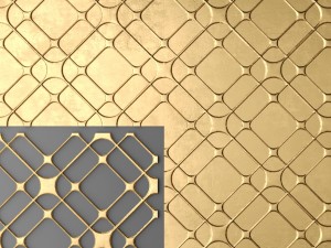 panel lattice grille 3D Model