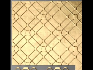 panel lattice grille 3D Model