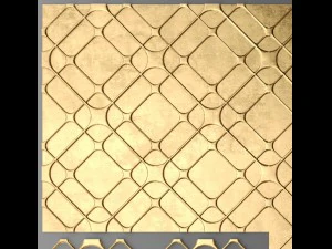 panel lattice grille 3D Model