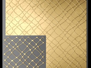 panel lattice grille Model 3D