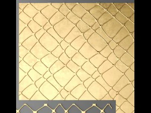 panel lattice grille 3D Model