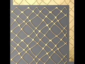 panel lattice grille 3D Model