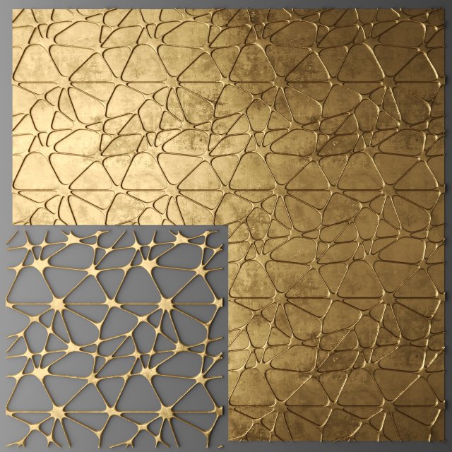 panel lattice grille 3D Модель .c4d .max .obj .3ds .fbx .stl .blend 