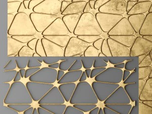 panel lattice grille 3D Model