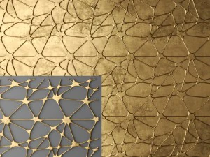 panel lattice grille 3D Model