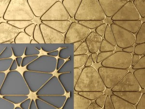 panel lattice grille 3D Model