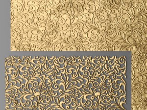 panel lattice grille Modelo 3D
