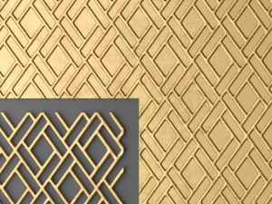panel lattice grille 3D 模型