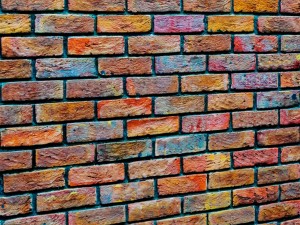 bricks wall 3d Modèle 3D