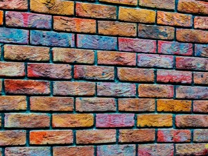 bricks wall 3d Modèle 3D