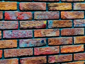 bricks wall 3d Modèle 3D
