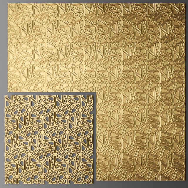 panel lattice grille 3D Модель .c4d .max .obj .3ds .fbx .stl .blend 