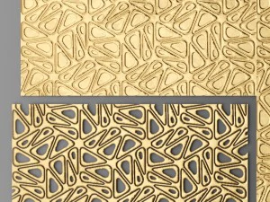 panel lattice grille 3D Model