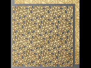 panel lattice grille 3D Модель