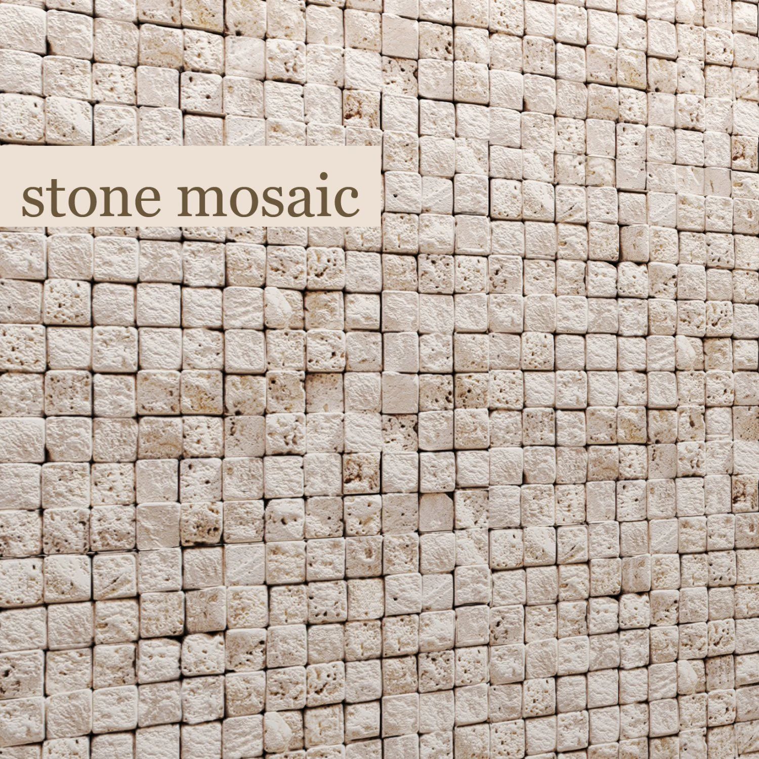 stone mosaic marble 3D Model .c4d .max .obj .3ds .fbx .stl .blend 
