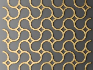 3d панельная решетка-решетка 3D Модель