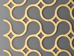 panel lattice grille 3d 3D-Modell
