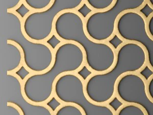 panel lattice grille 3d 3D Model