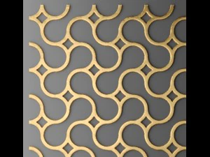 panel lattice grille 3d 3D Model
