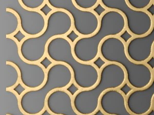 panel lattice grille 3d 3D Model