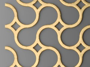 panel lattice grille 3d 3D Model