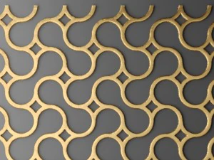 panel lattice grille 3d 3D Model