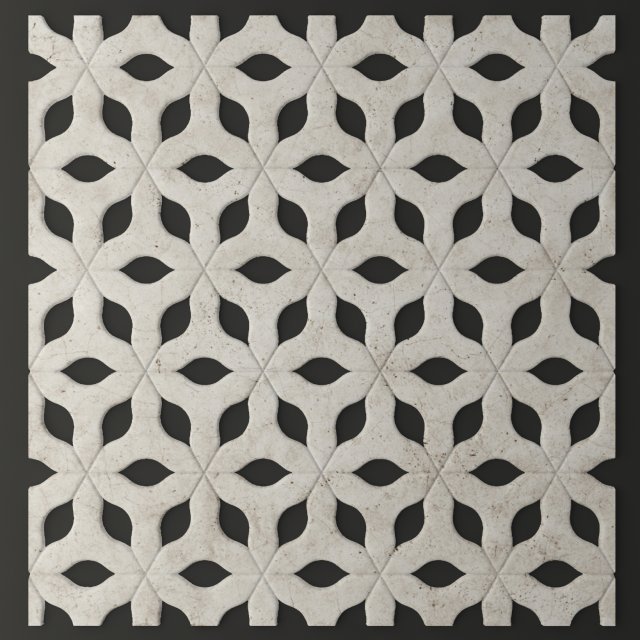 panel lattice grille 3d 3D Модель .c4d .max .obj .3ds .fbx .stl .blend 