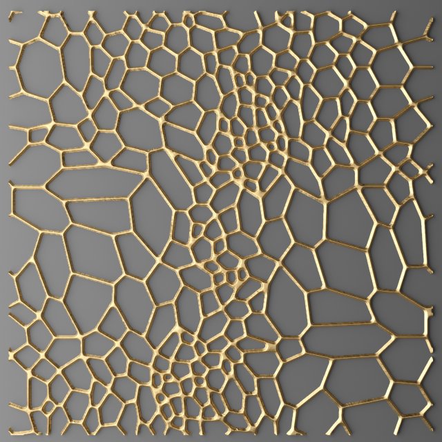panel lattice grille 3d 3D Модель .c4d .max .obj .3ds .fbx .stl .blend 
