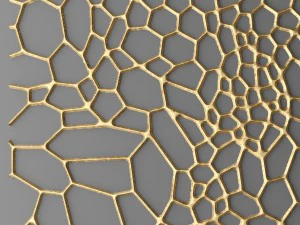 panel lattice grille 3d 3D Model