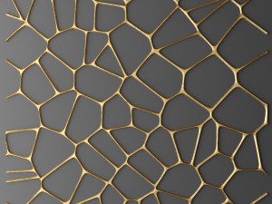 panel lattice grille 3d Modelo 3D