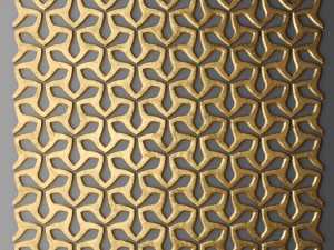 panel lattice grille 3d Modèle 3D