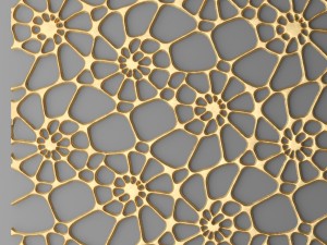 panel lattice grille 3d Model 3D