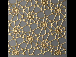panel lattice grille 3d 3D Model
