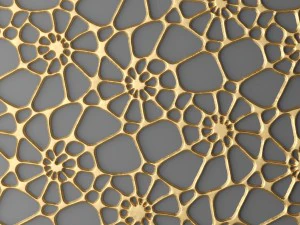 panel lattice grille 3d 3D Model