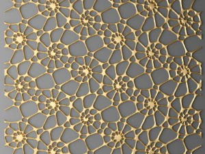 panel lattice grille 3d 3D Model
