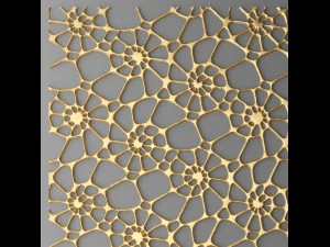 panel lattice grille 3d 3D Model