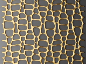 panel lattice grille 3d 3D Model