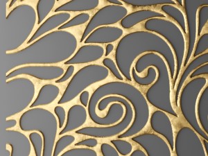 panel lattice grille 3d Model 3D