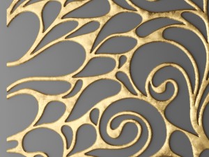 panel lattice grille 3d Model 3D