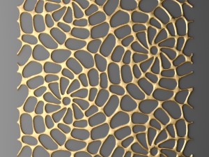 panel lattice grille 3d 3D Model